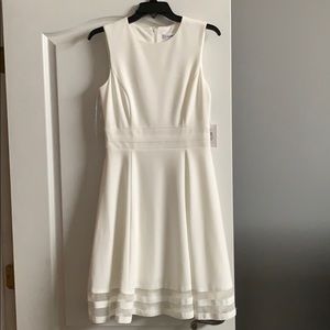 NWT Calvin Klein white dress